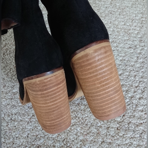 Mi.iM always a Saint Knee High Block Heel Boot black Size 5.5 - Picture 14 of 16